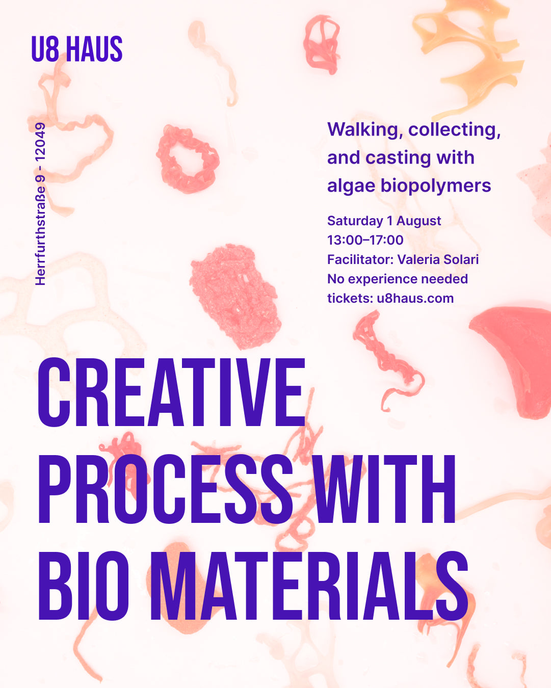 Creative Process with Bio Materials | 1 August | Saturday | 13:00–17:00