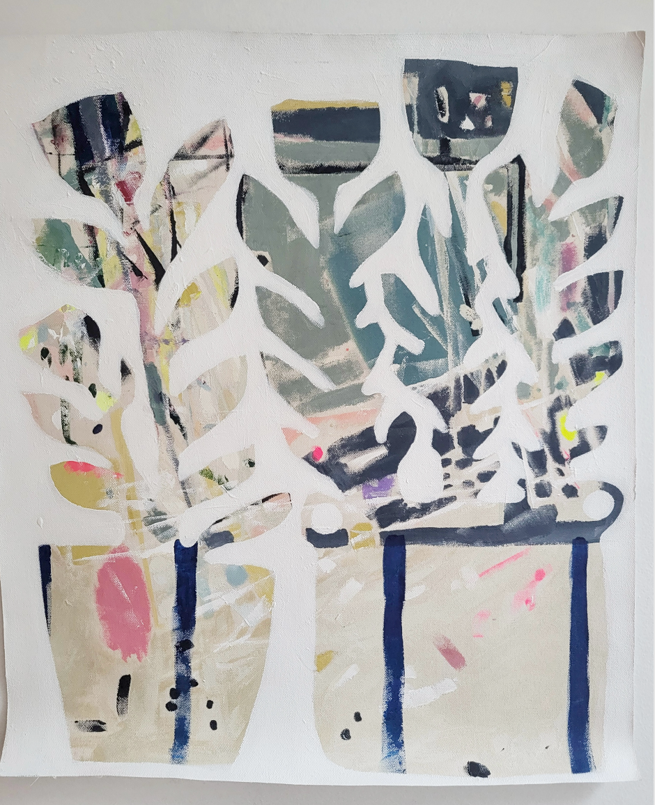 pressed flowers between the pages