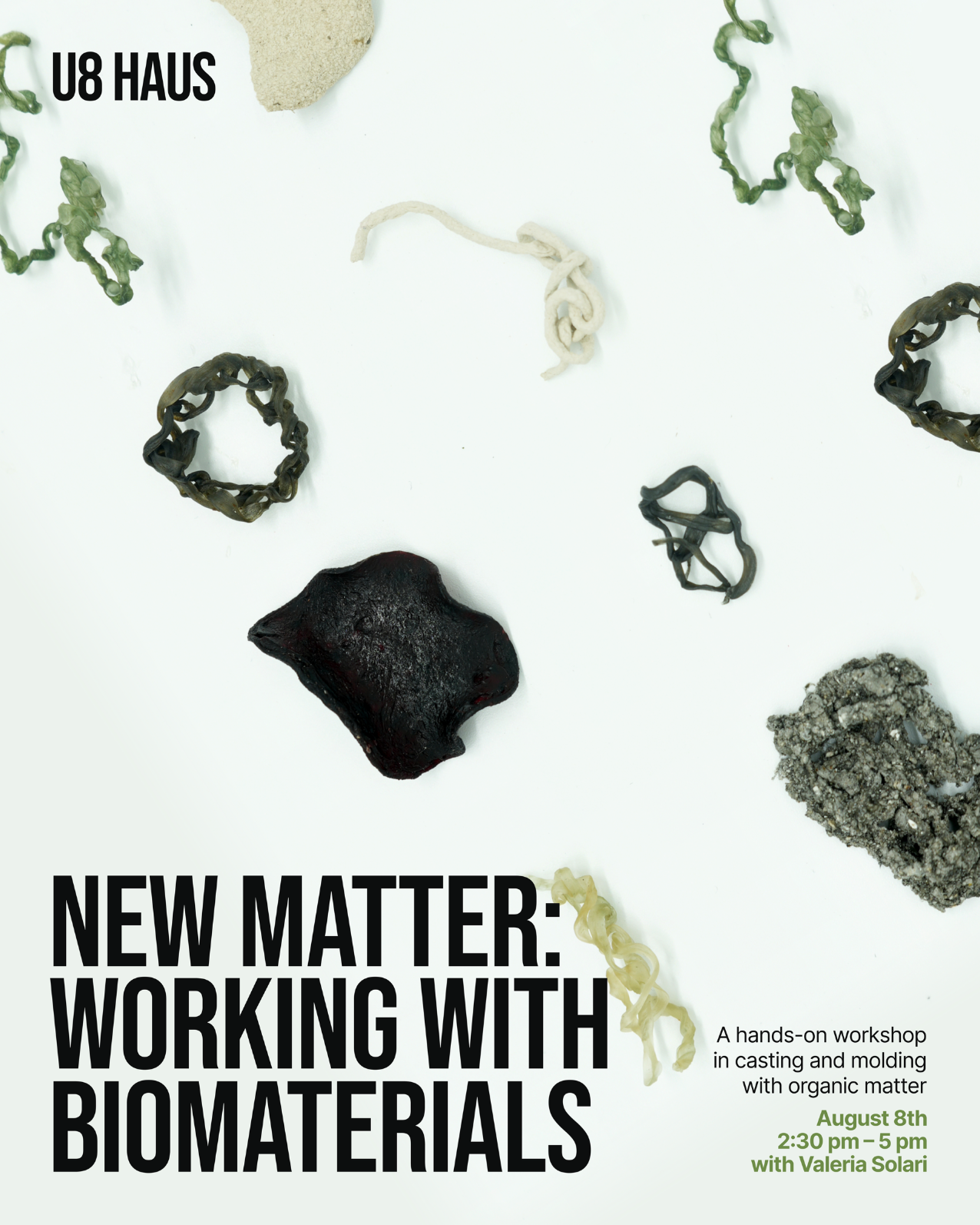 New Matter: working with Biomaterials | 8 August | Saturday | 14:30–17:00