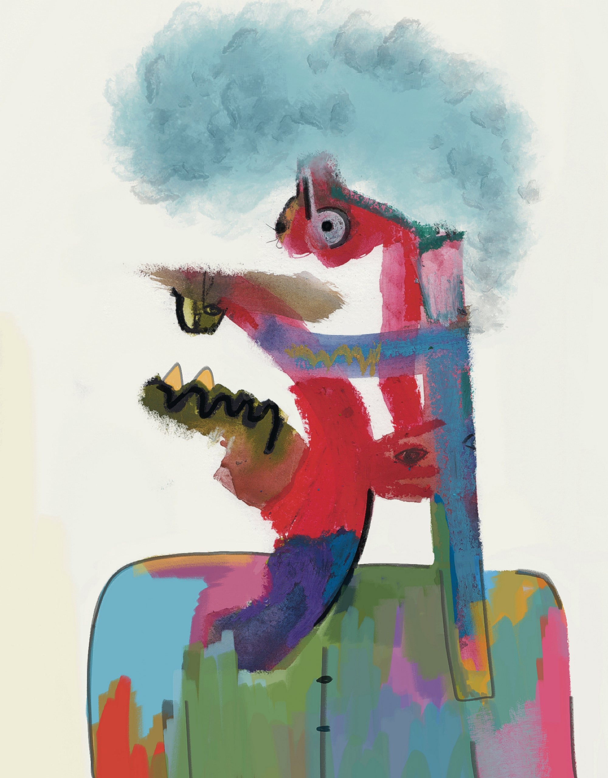 the artist and his work